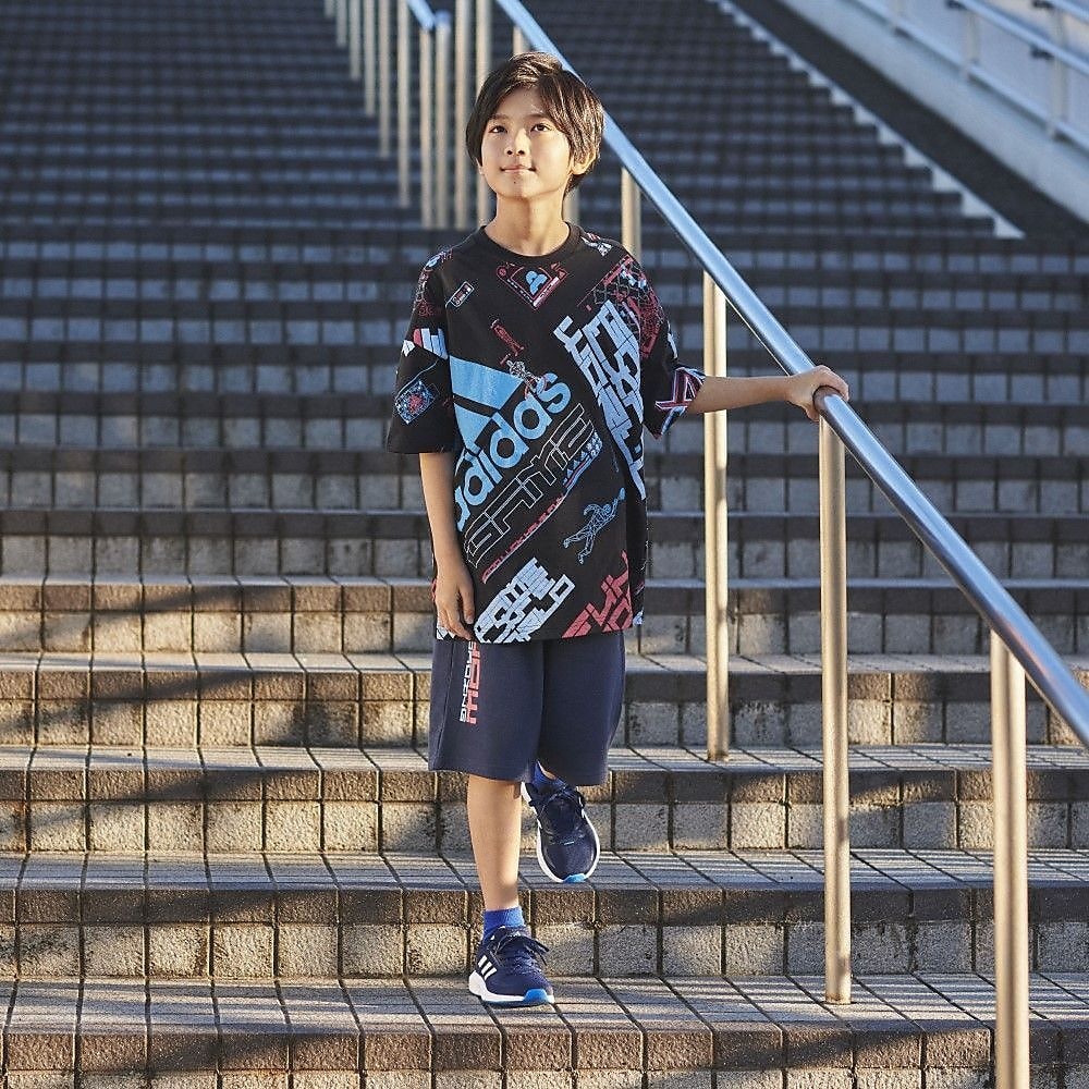 ARKD3 総柄プリント 半袖Tシャツ / U ARKD3 ALLOVER PRINTED TEE