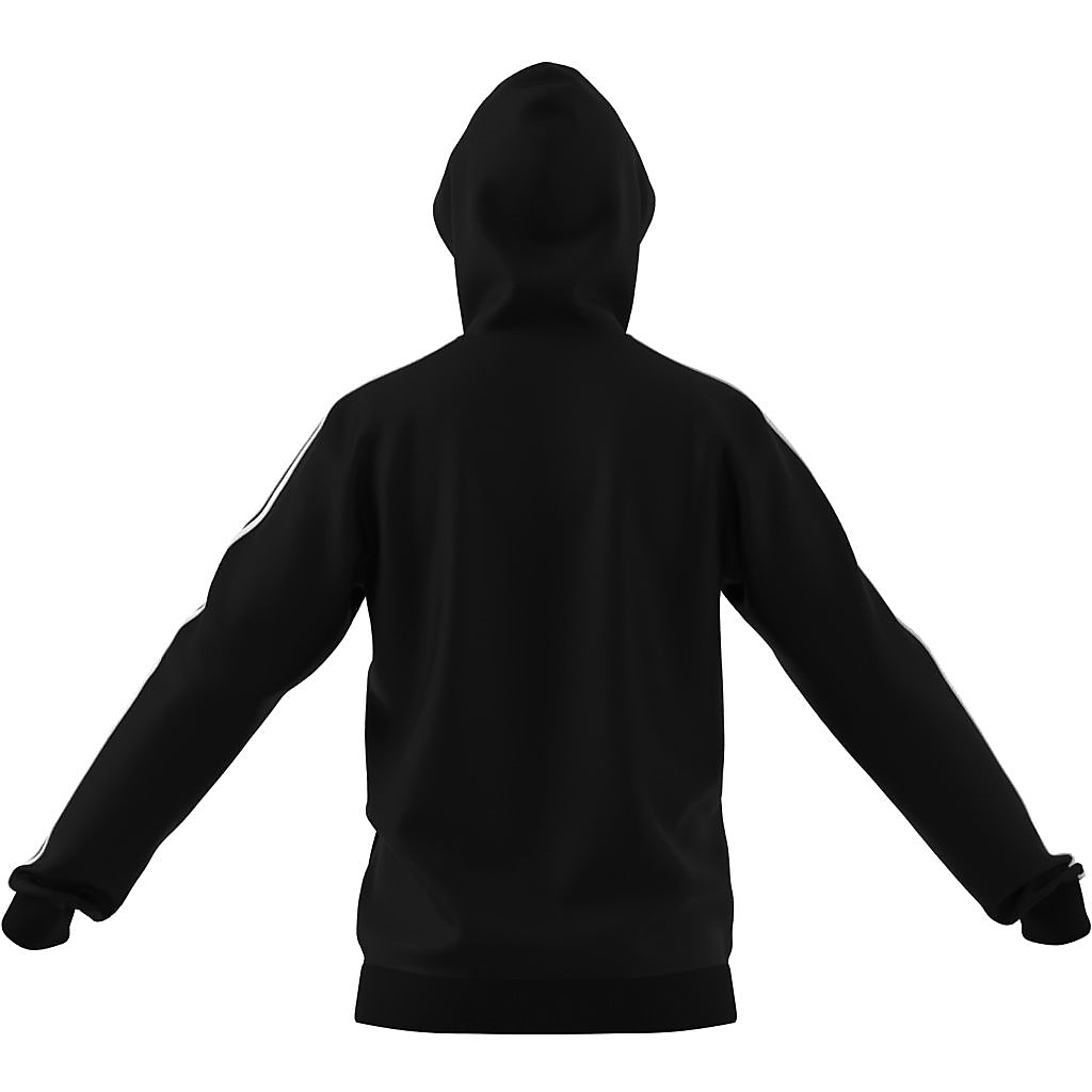 エッセンシャルズ フリース 3ストライプス フルジップパーカー / M ESSENTIALS 3STRIPES FULL-ZIP HOODIE