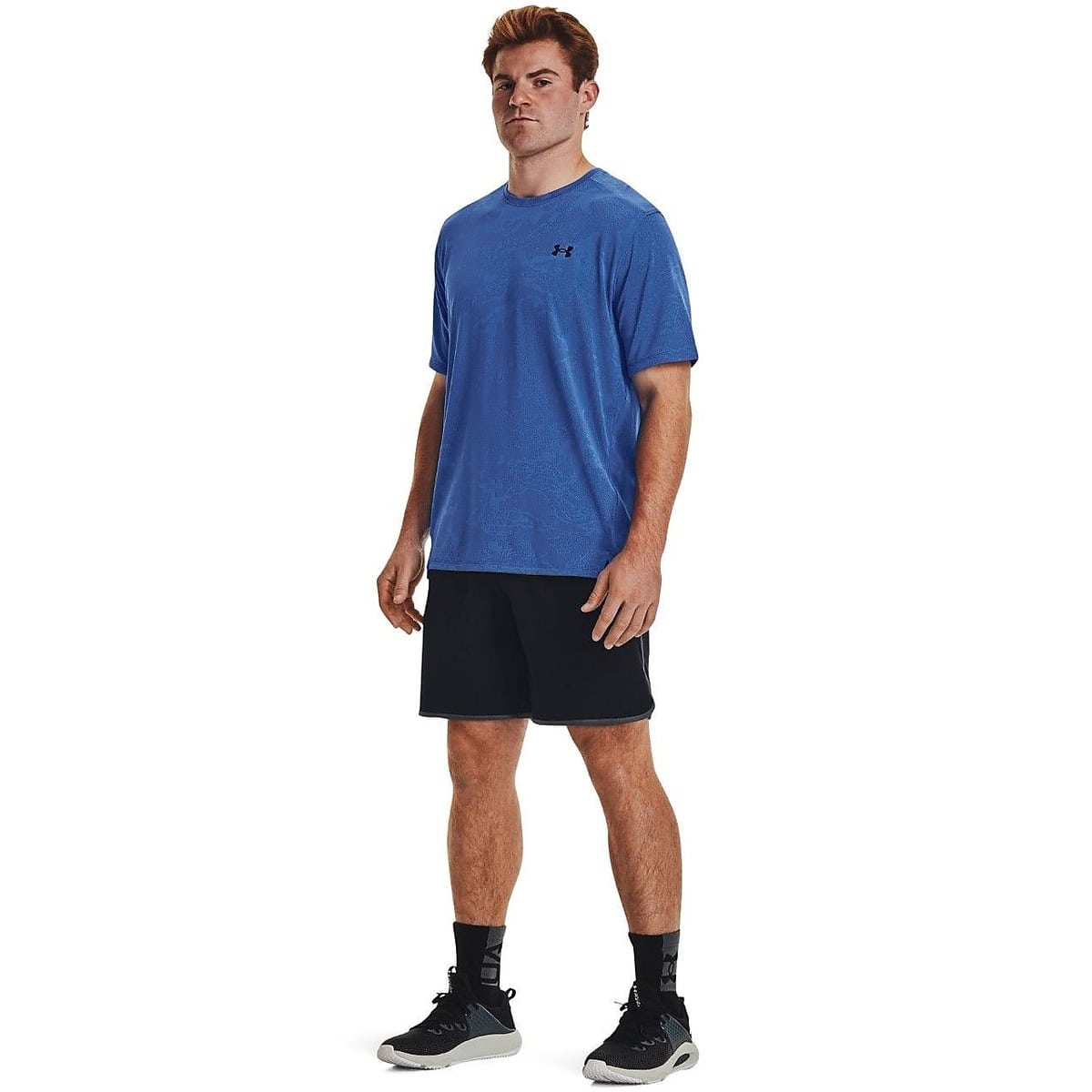 UA TECH VENT JACQUARD SS