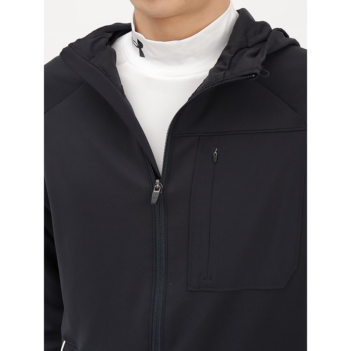 UA ARMOUR KNIT FULL ZIP