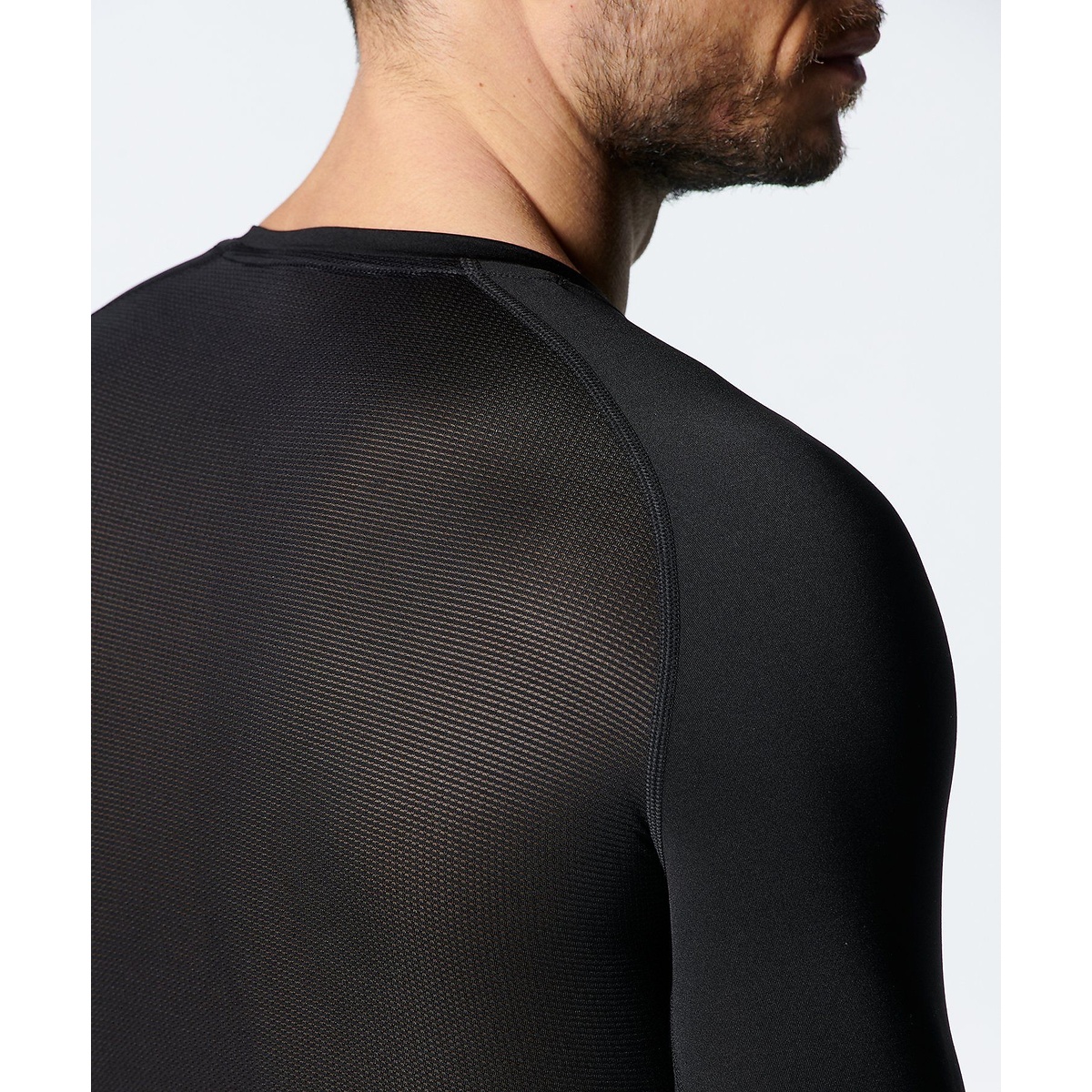 UA HEATGEAR ARMOUR COMPRESSION 3/4 CREW NECK SHIRT