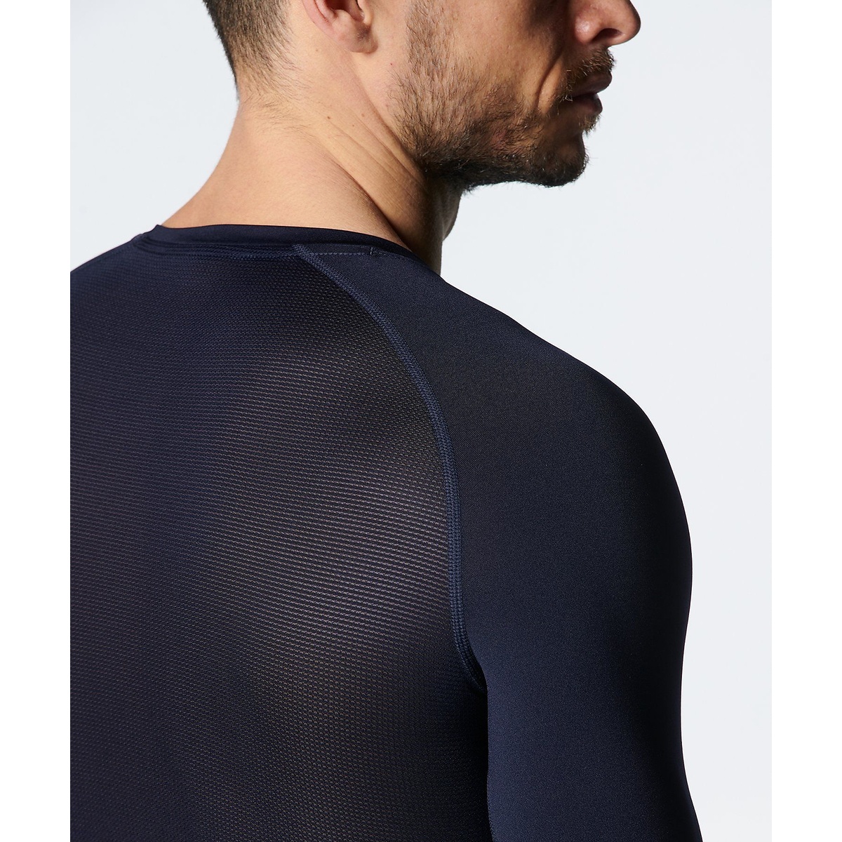 UA HEATGEAR ARMOUR COMPRESSION 3/4 CREW NECK SHIRT