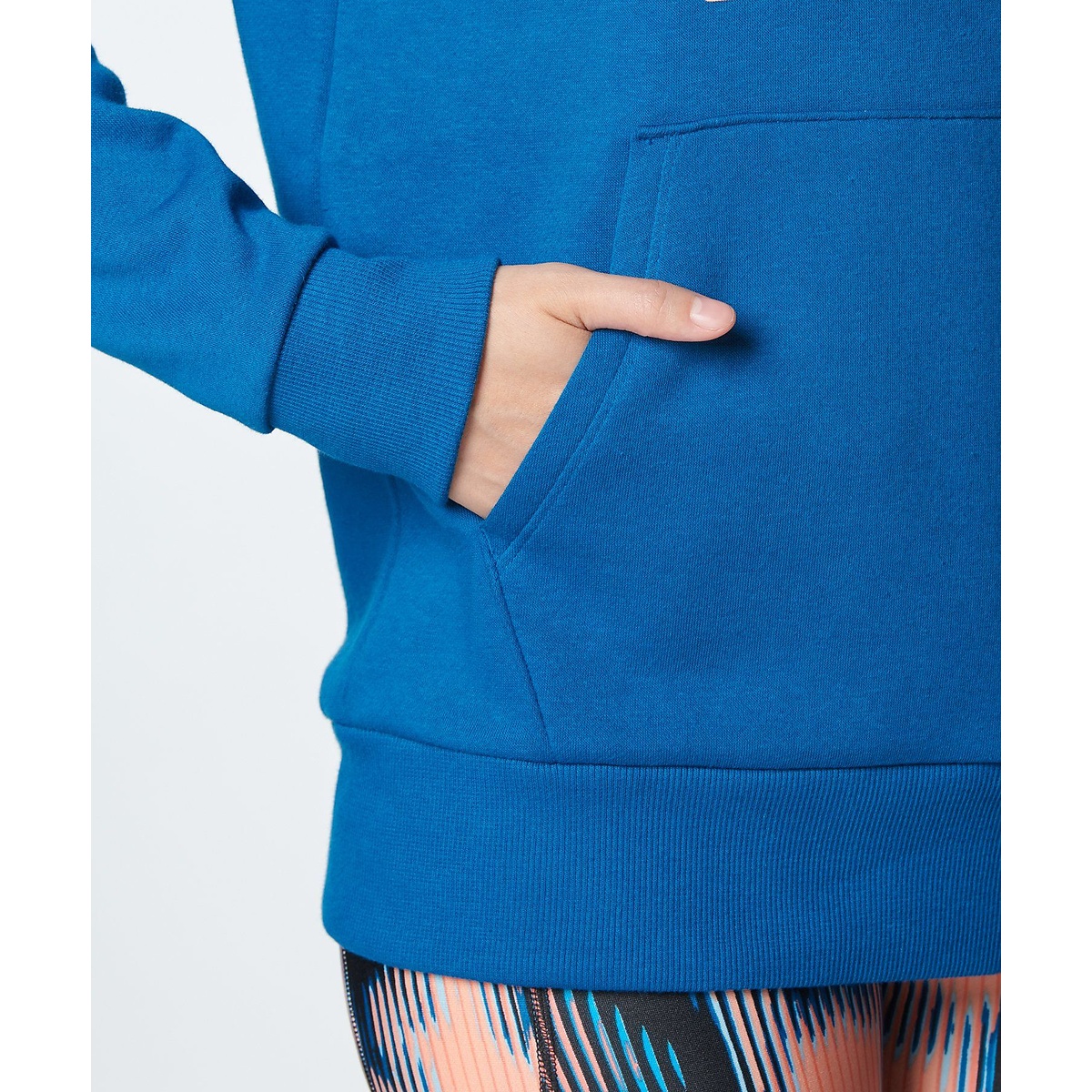 UA RIVAL FLEECE PRINTED PULL OVER HOODIE