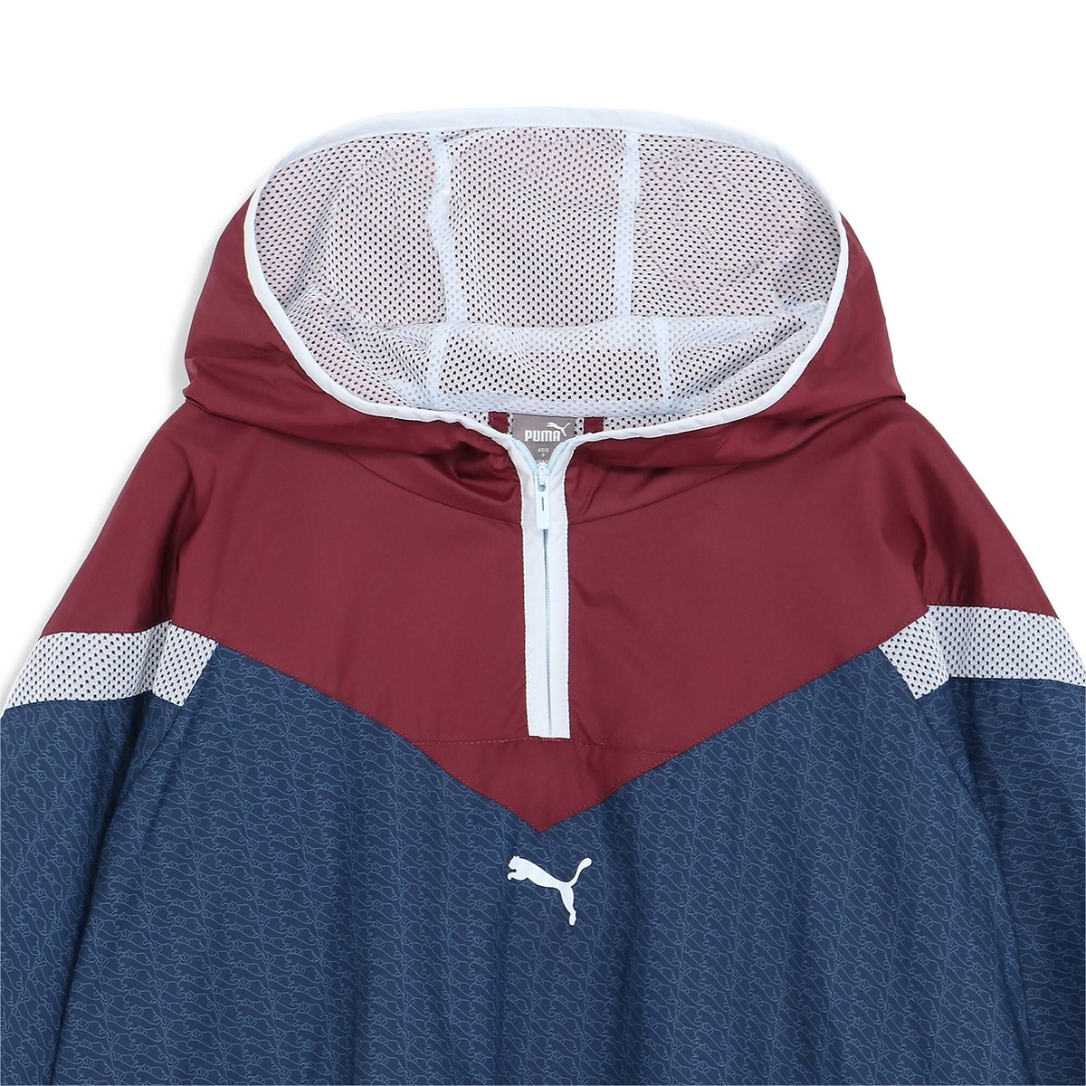 PUMA MOTION ハーフジップ AOP フーディ