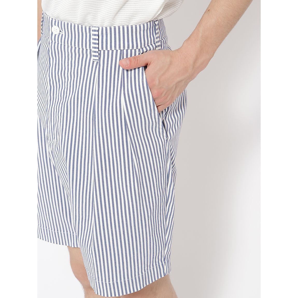 ハイパーストレッチ麻混 ハーフパンツ MENS
