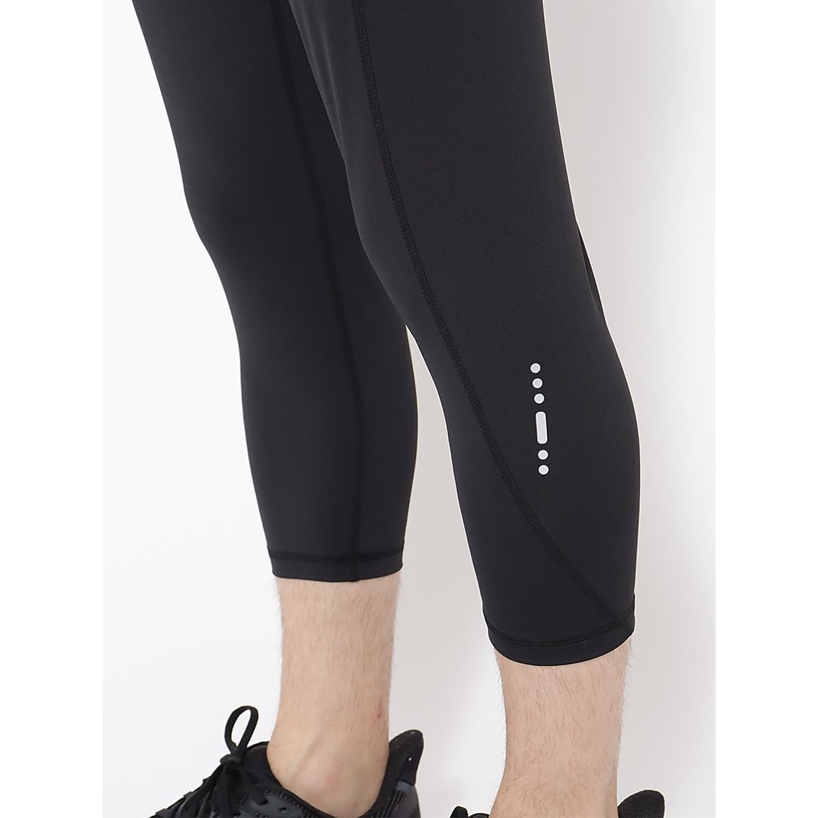 for RUN  コンプレッション クロップドタイツ MENS
