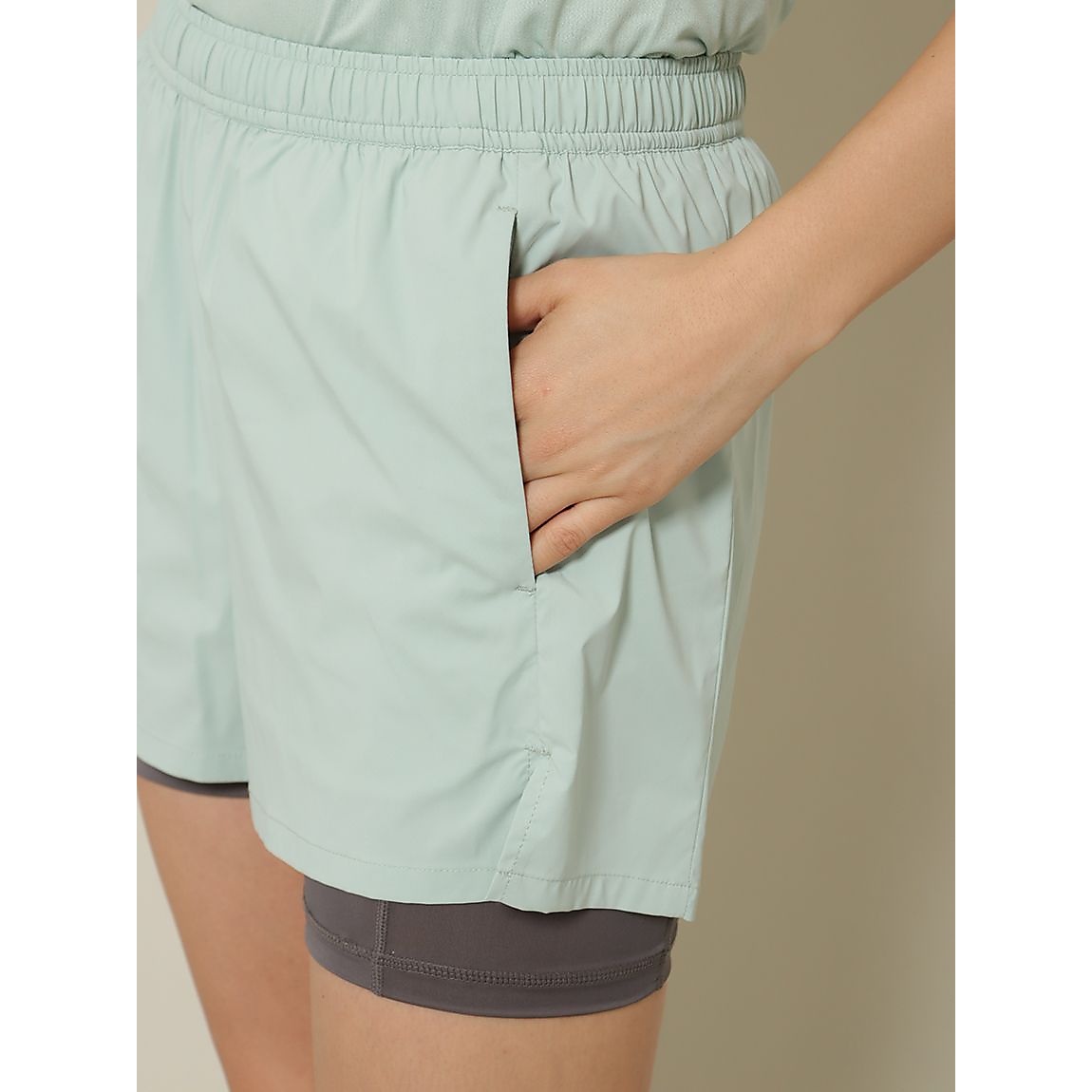 RUNフライトテックタフタ インナー付ショートパンツ LADIES