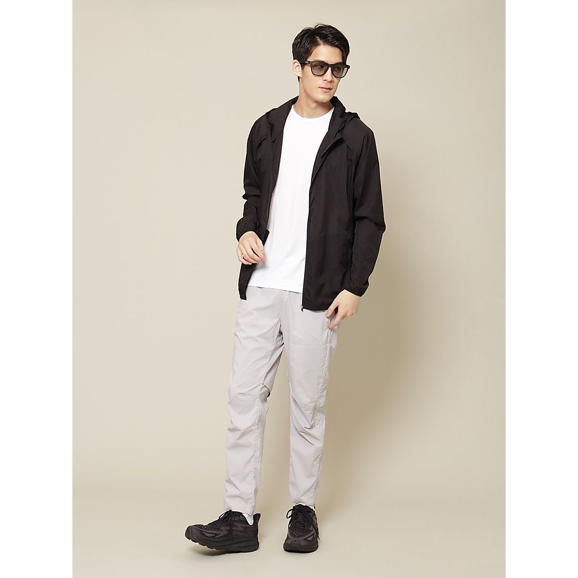 RUNナイロンリップ  ポケッタブルジャケット MENS