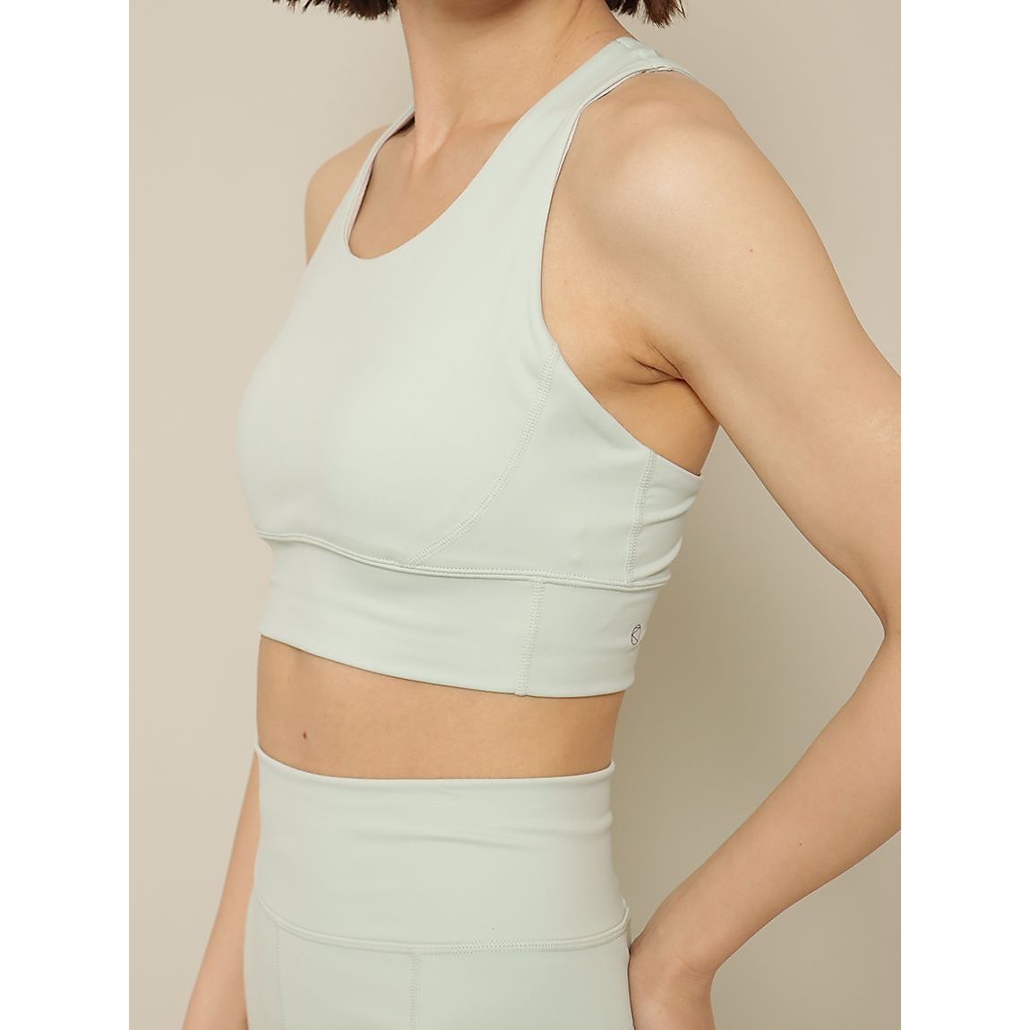 ナイロンスパン:ライトサポート ダブルクロスベーシックブラトップ LADIES