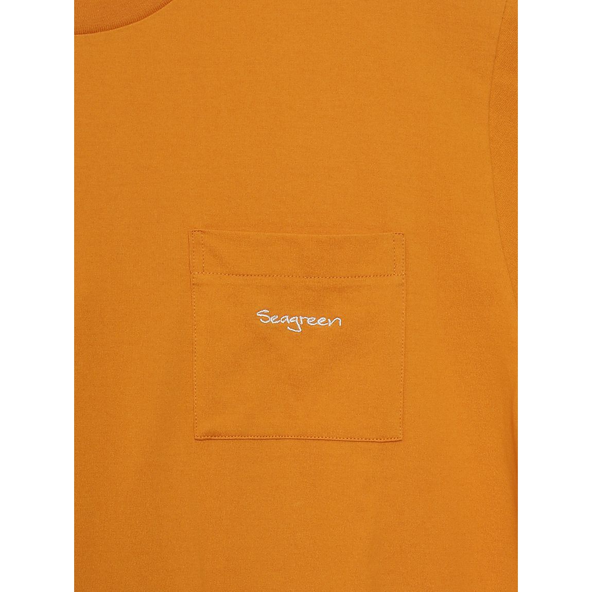 Seagreenシーグリーン - 40/2 SOFT JERSEY T-SHIRT MSMS23S8302-M/メガ