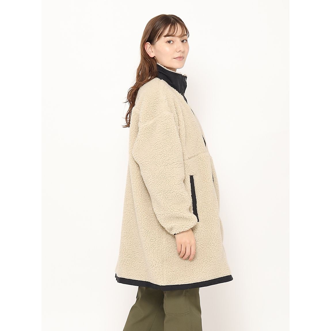 Maternity Boa Fleece Jacket & Baby Cap (マタニティボアフリースジャケット&ベビーキャップ)