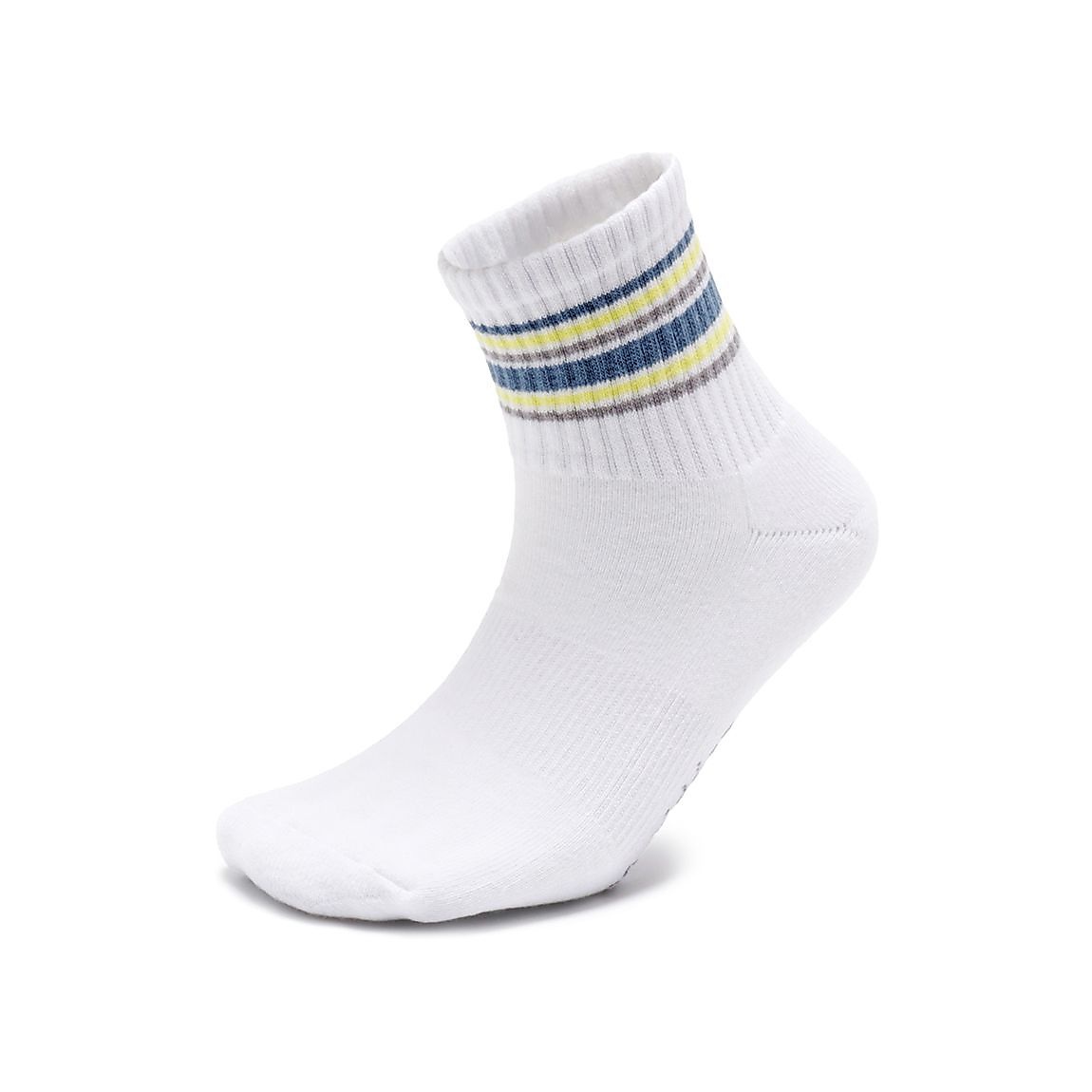 ２足組パイル編 マルチラインソックス：ショート