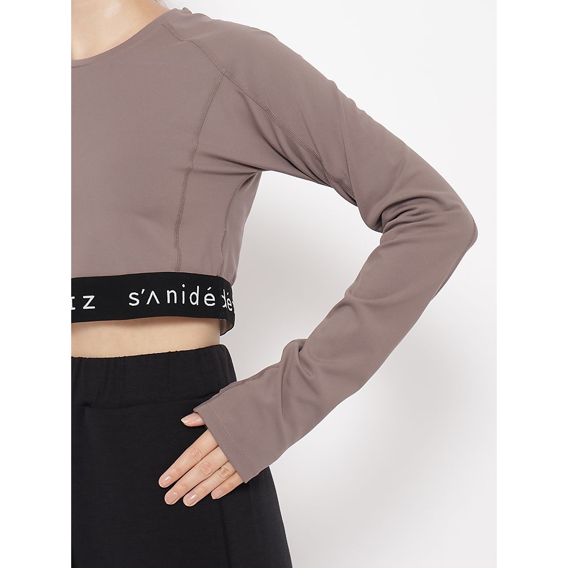 ウォームベア クロップト長袖トップスLADIES