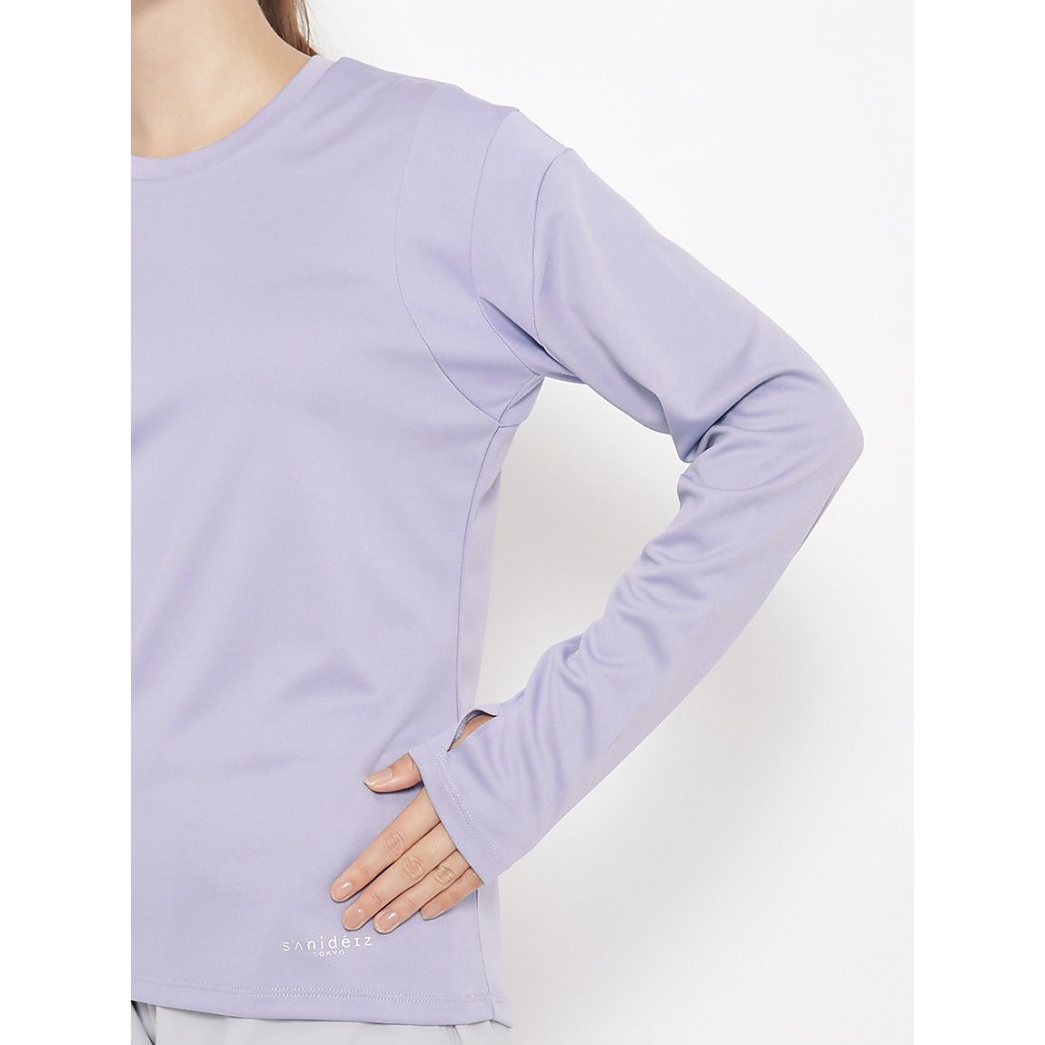 for RUN テックカノコ クルーネック長袖Tシャツ LADIES