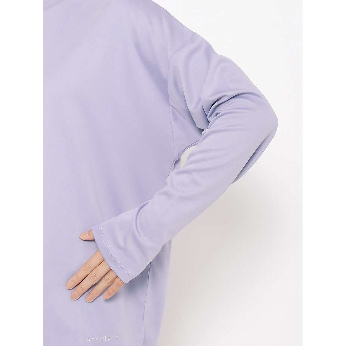 for RUN テックカノコ バックスリット長袖Tシャツ LADIES