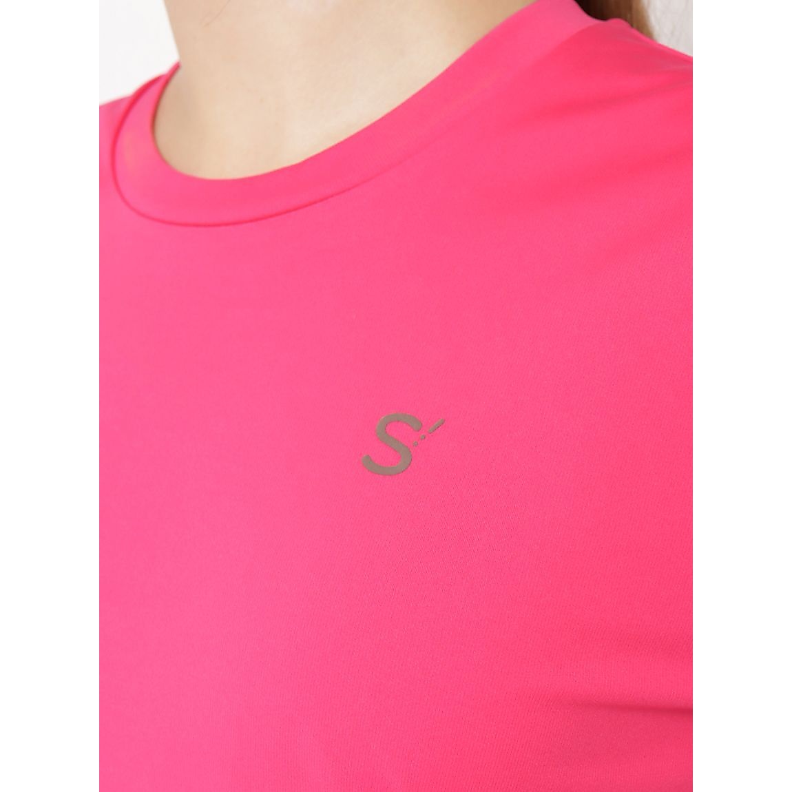for RUN ドライスムースpr スリーカラーライン長袖Tシャツ LADIES