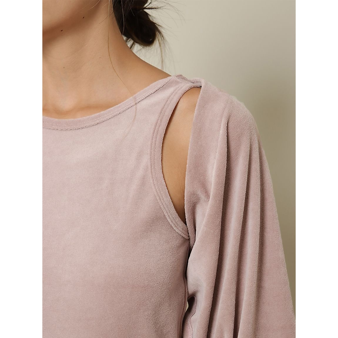 コンパクトベロア タンクトッフ