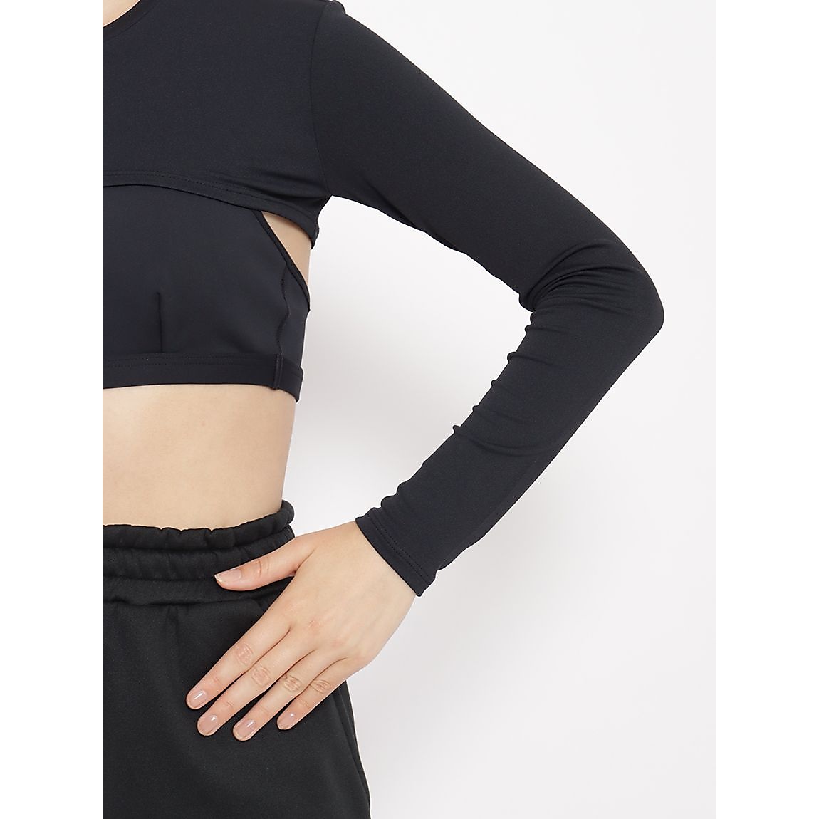 Ｃｏｃｏｔｙベアスムース クロップトモックネック LADIES