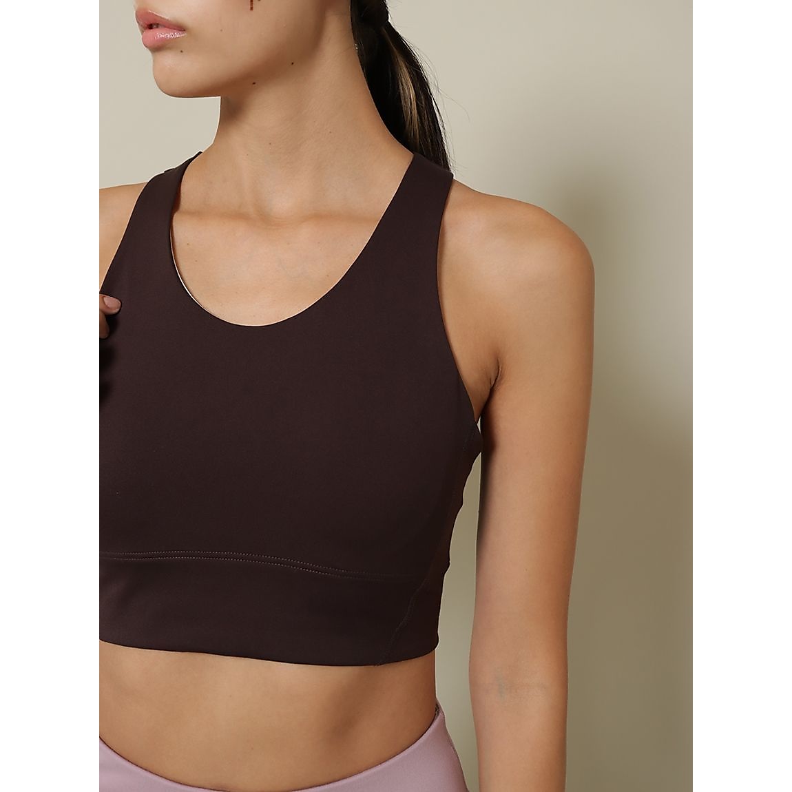 ナイロンスパンライトサポート ブラトップミドル