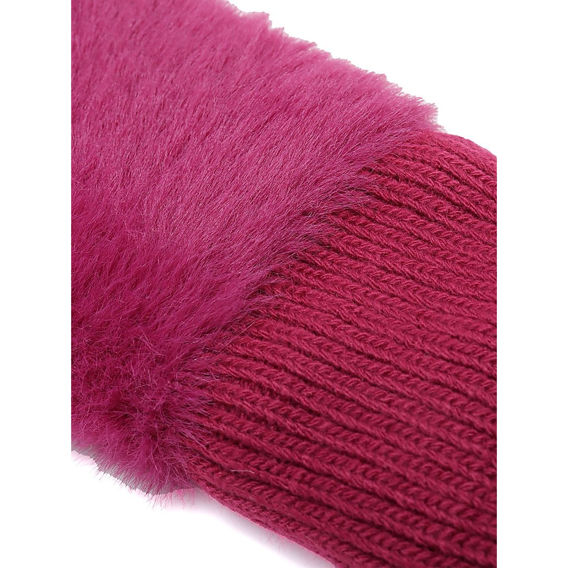 「寒い日のスタンダード。」 シャギーニットハンドウォーマー