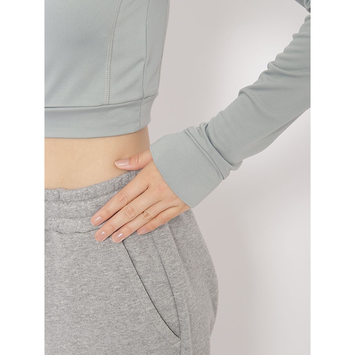 ソフトコンプレッションWARM クロップト長袖Tシャツ LADIES