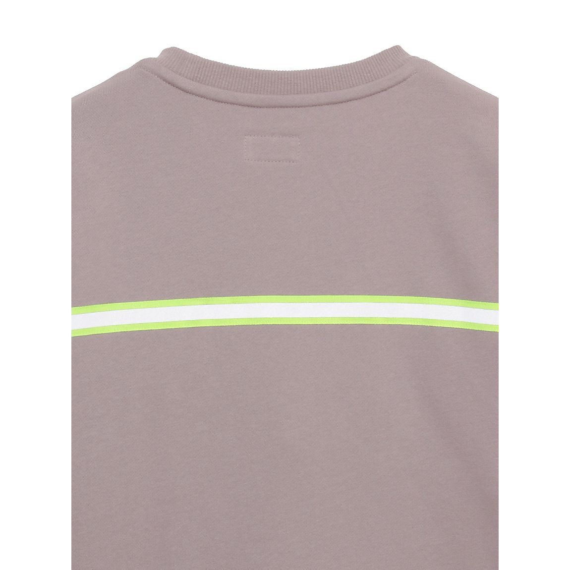 コットン裏毛スエット リフレクタークルーネック JUNIOR