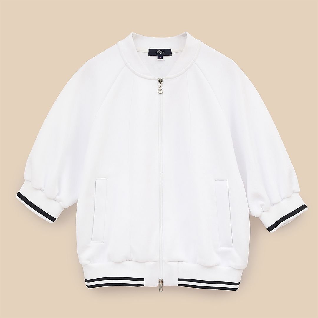 ダンボールスウェット半袖ブルゾン