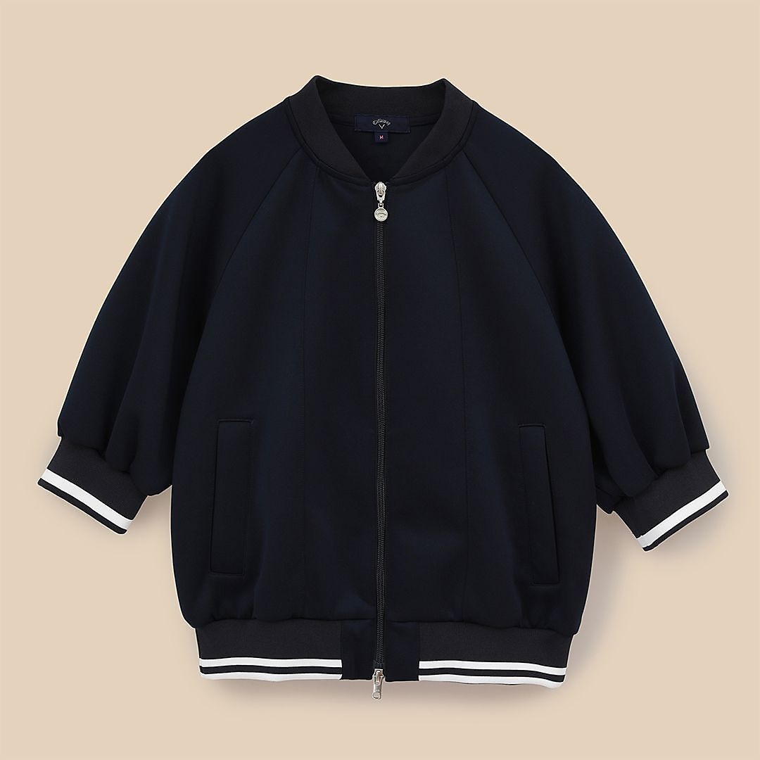 ダンボールスウェット半袖ブルゾン