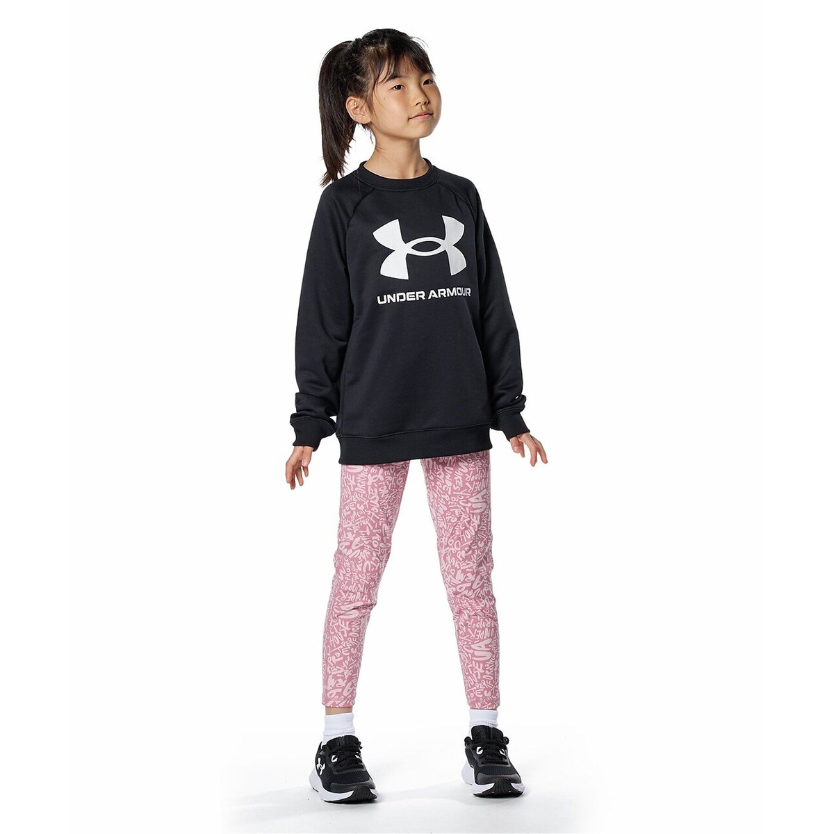 UA TECH TERRY LOGO CREW