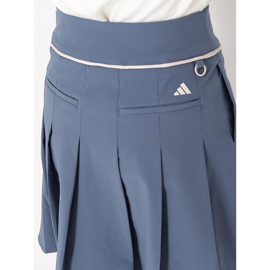 4wayストレッチ プリーツロングスカート