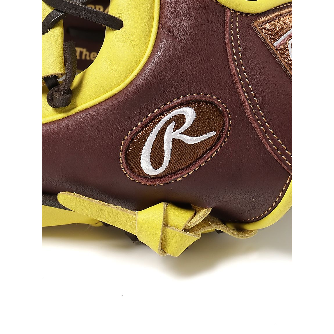 軟式 HOH MLB COLOR SYNC(エイチオーエイチエムエルビーカラーシンク)N54G-チョコ/イエロー