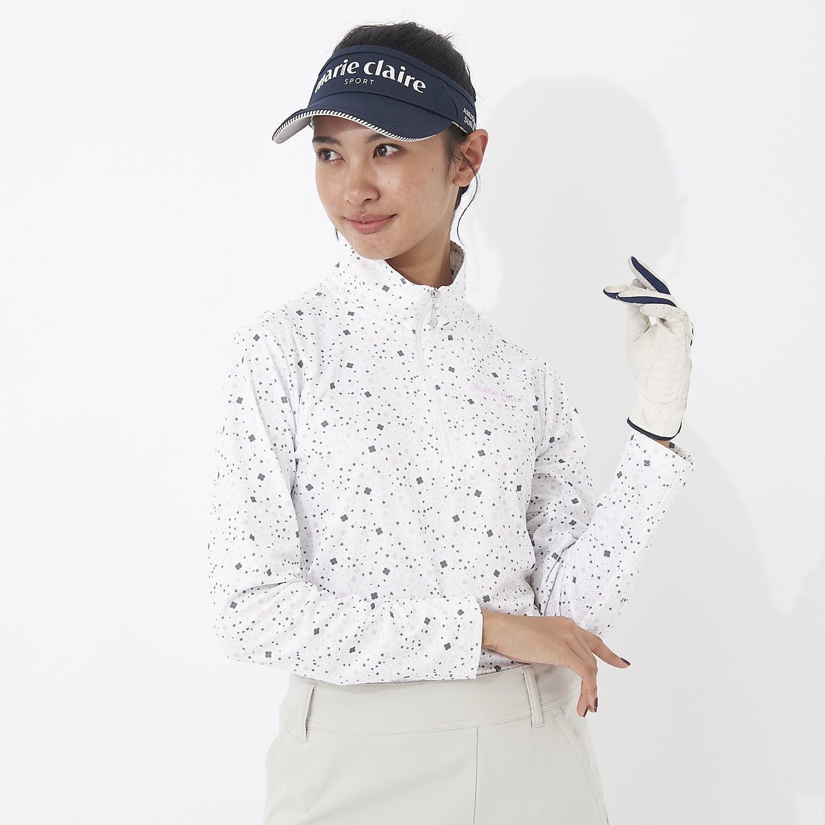 マリ.クレールナガソデ シャツ ガラ