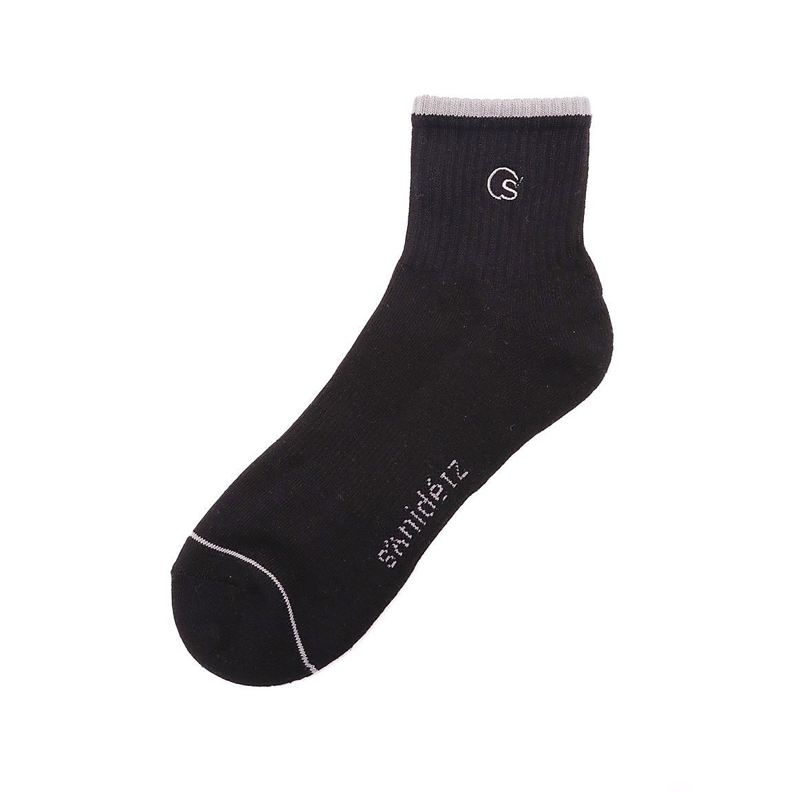 2足組パイル編 ワンポイントロゴソックス:ショート