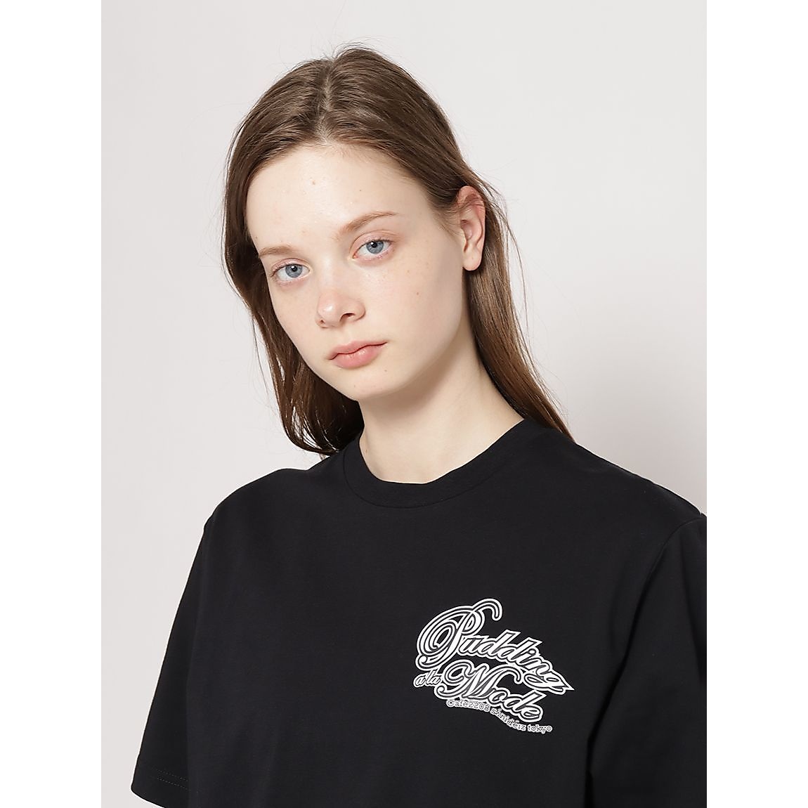 コットンポリエステル ベーシックプリントTシャツUNISEX