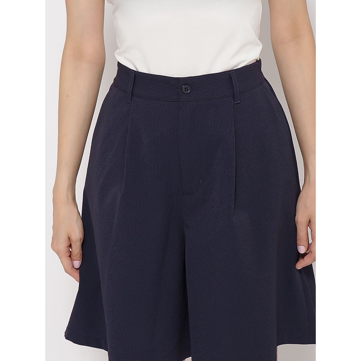 ミニサッカーストライプ キュロット LADIES