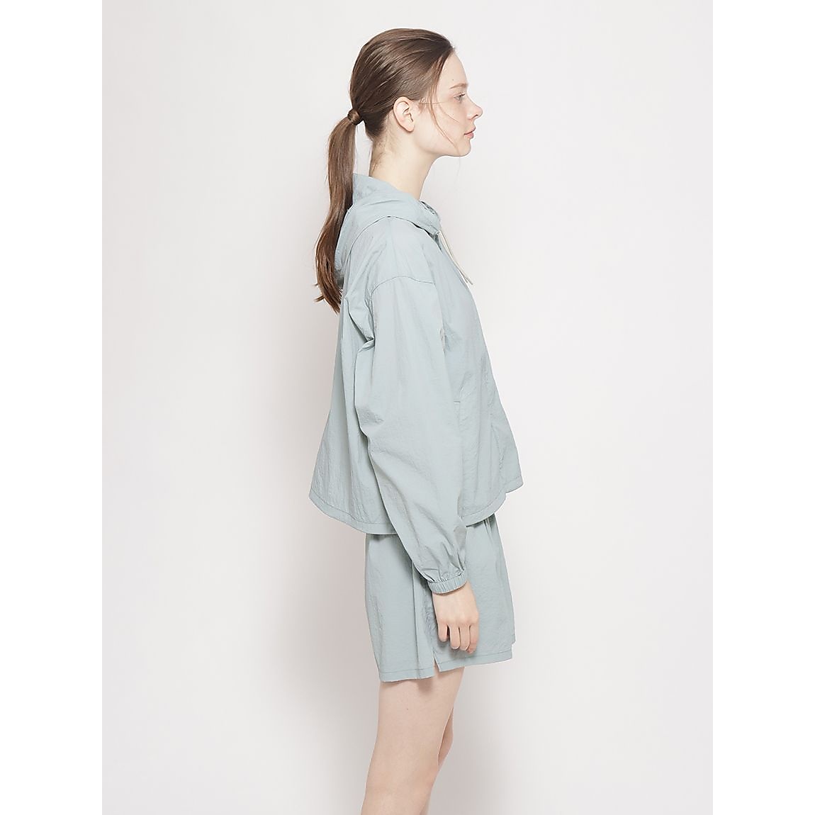 ナイロンワッシャー フーディジャケット LADIES