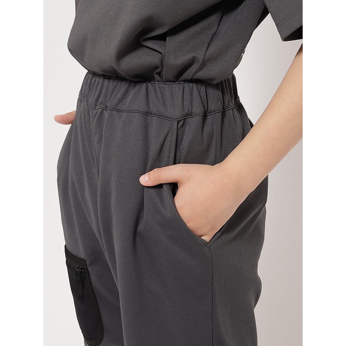 PEメッシュスムース メッシュポケットパンツ JUNIOR
