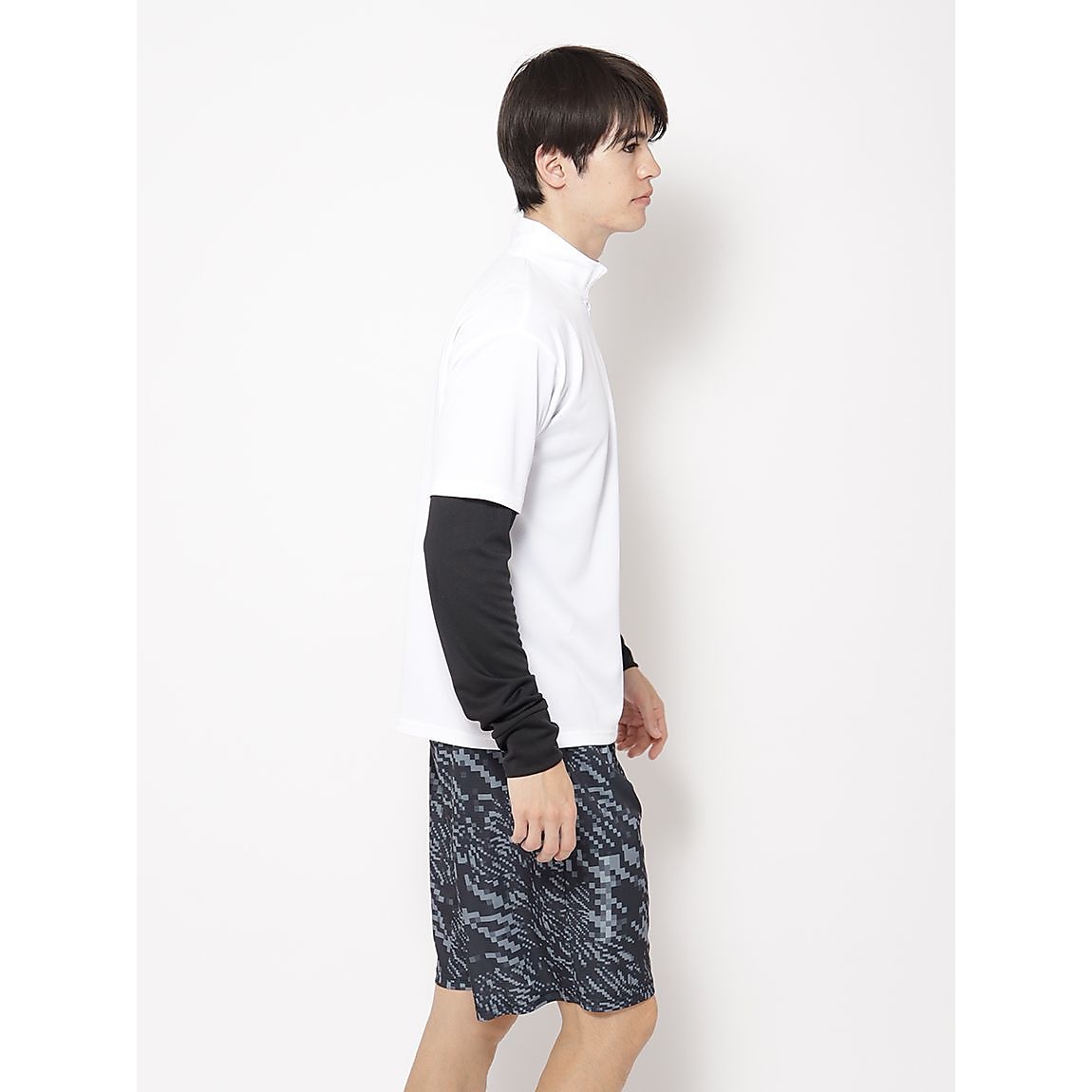 ハニカムメッシュスム-ス ハーフジップ＆長袖 MENS