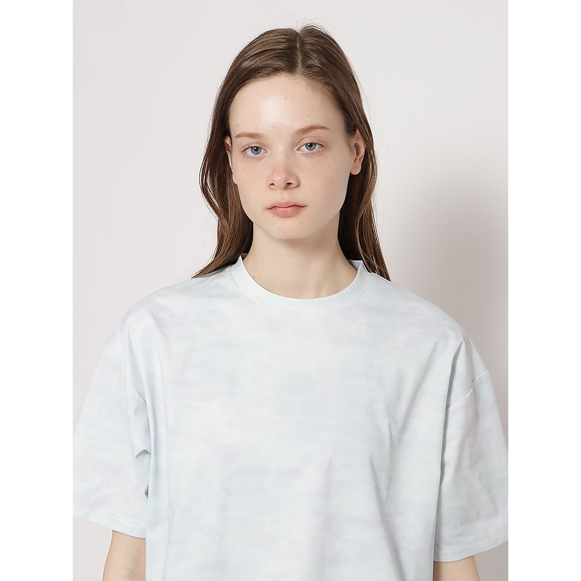 コットンタッチ天竺 オーバークロップトTシャツLADIES