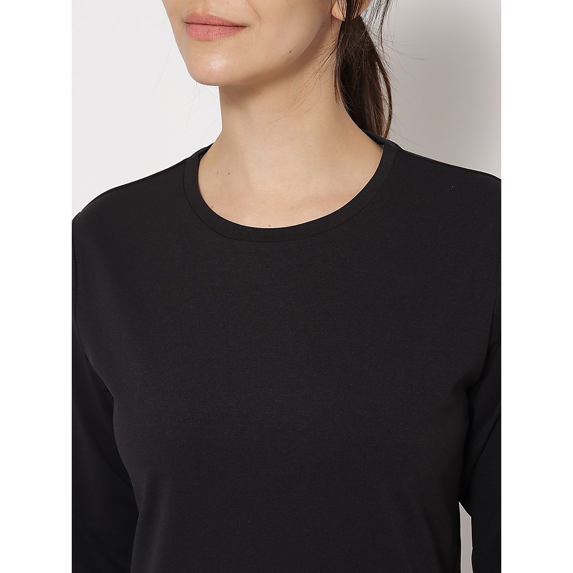 コットンタッチ天竺 レギュラー長袖Tシャツ LADIES