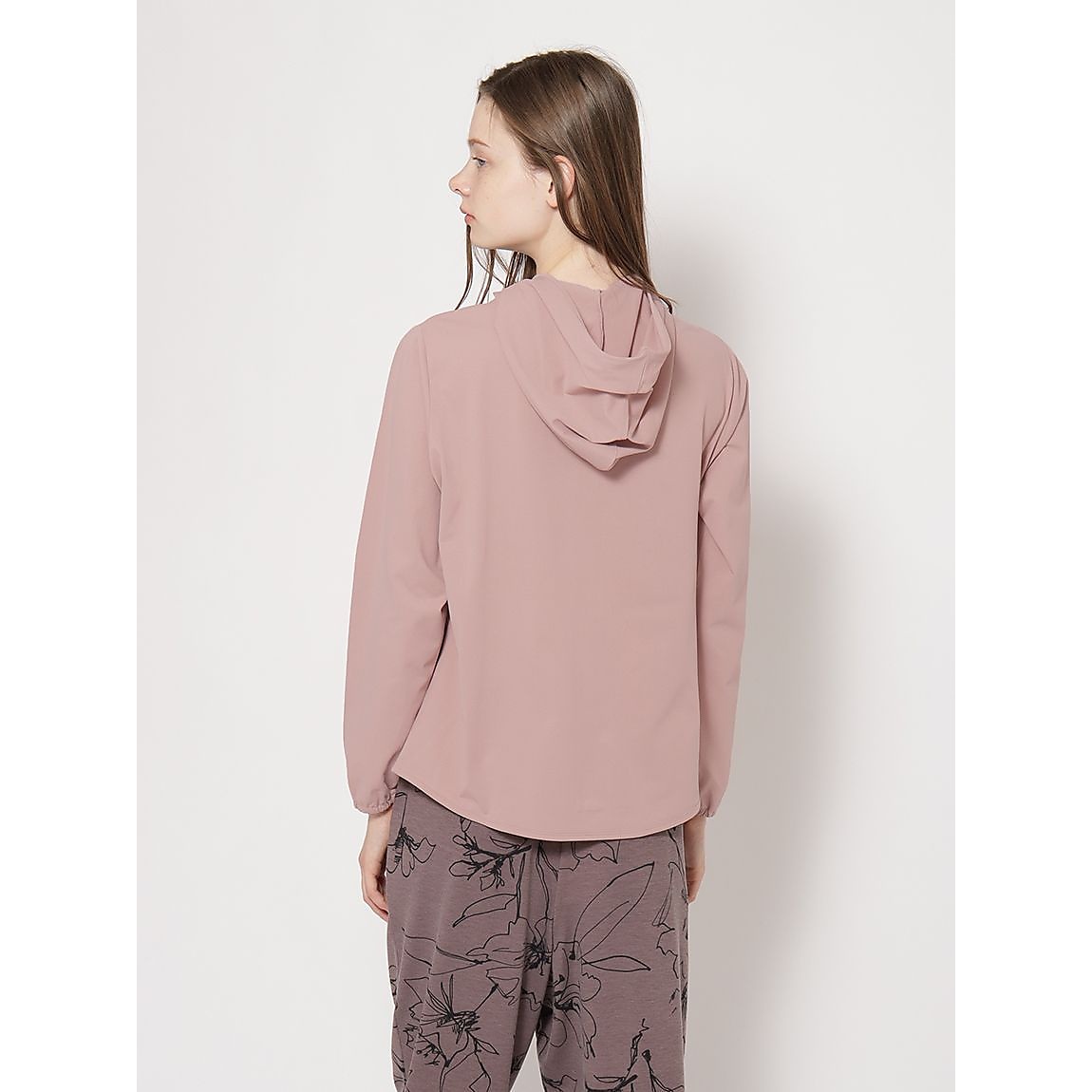 コットンタッチ天竺 ジップフーディ LADIES