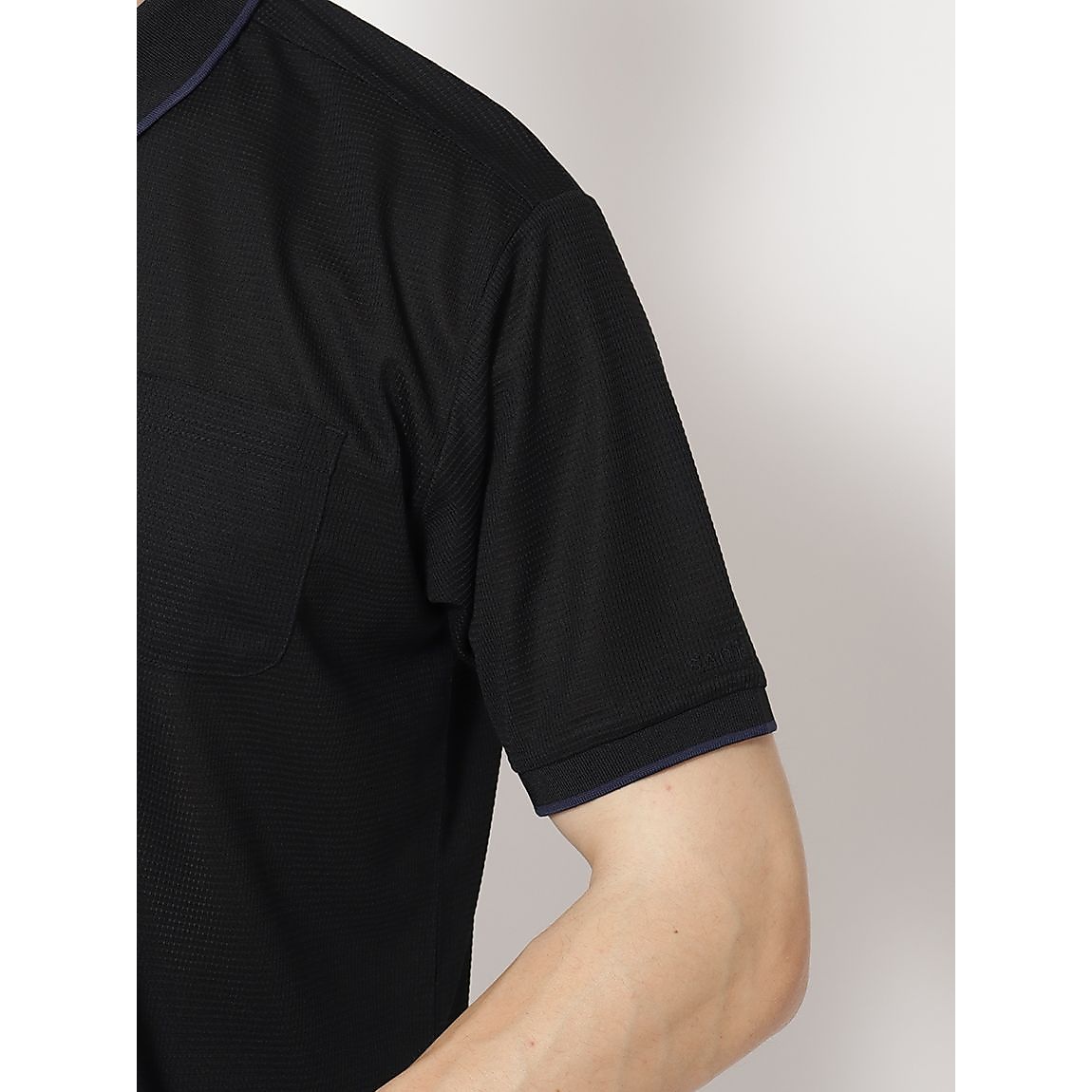 軽量ワッフルジャージ ポロシャツ半袖 MENS