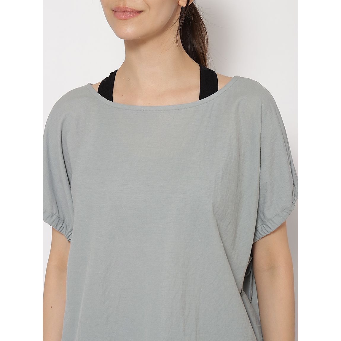 リネンライクジャージ フレンチスリーブTシャツ LADIES
