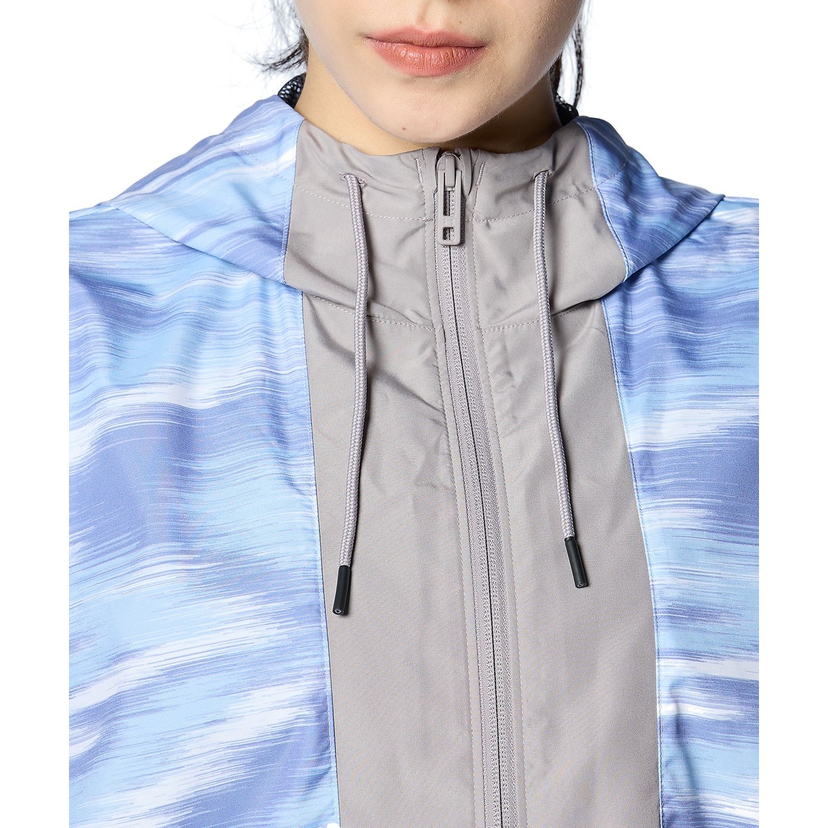 F24 UA MESH WOVEN FZ HOODIE