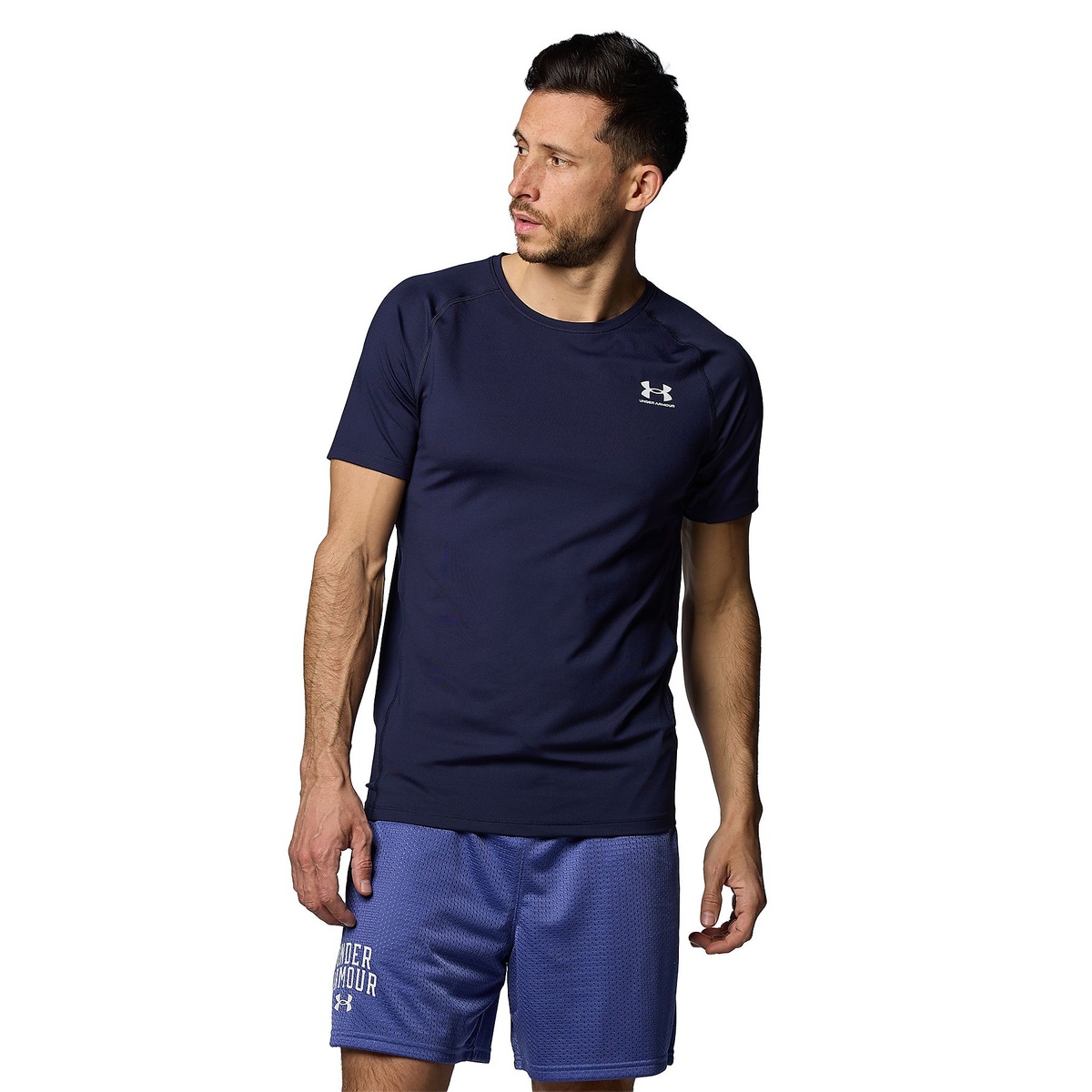 UA HEATGEAR FITTED SHORT SLEEVE SHIRT