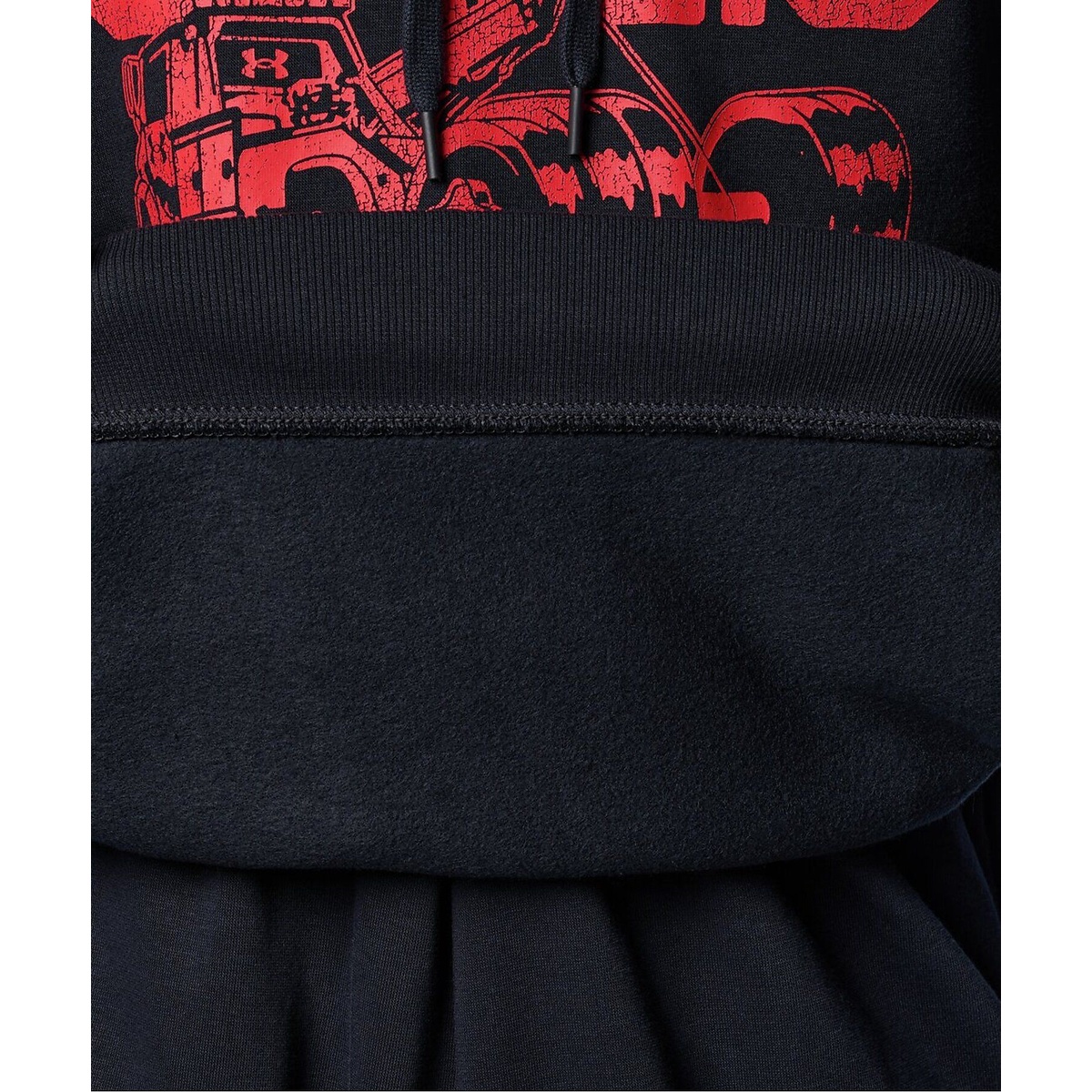 UA RIVAL FLEECE BL PRINTED