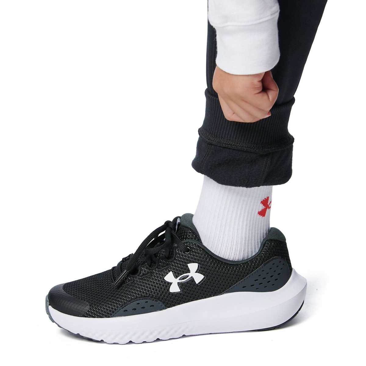 UA ARMOUR FLEECE PRINTED JOGGER PANTS