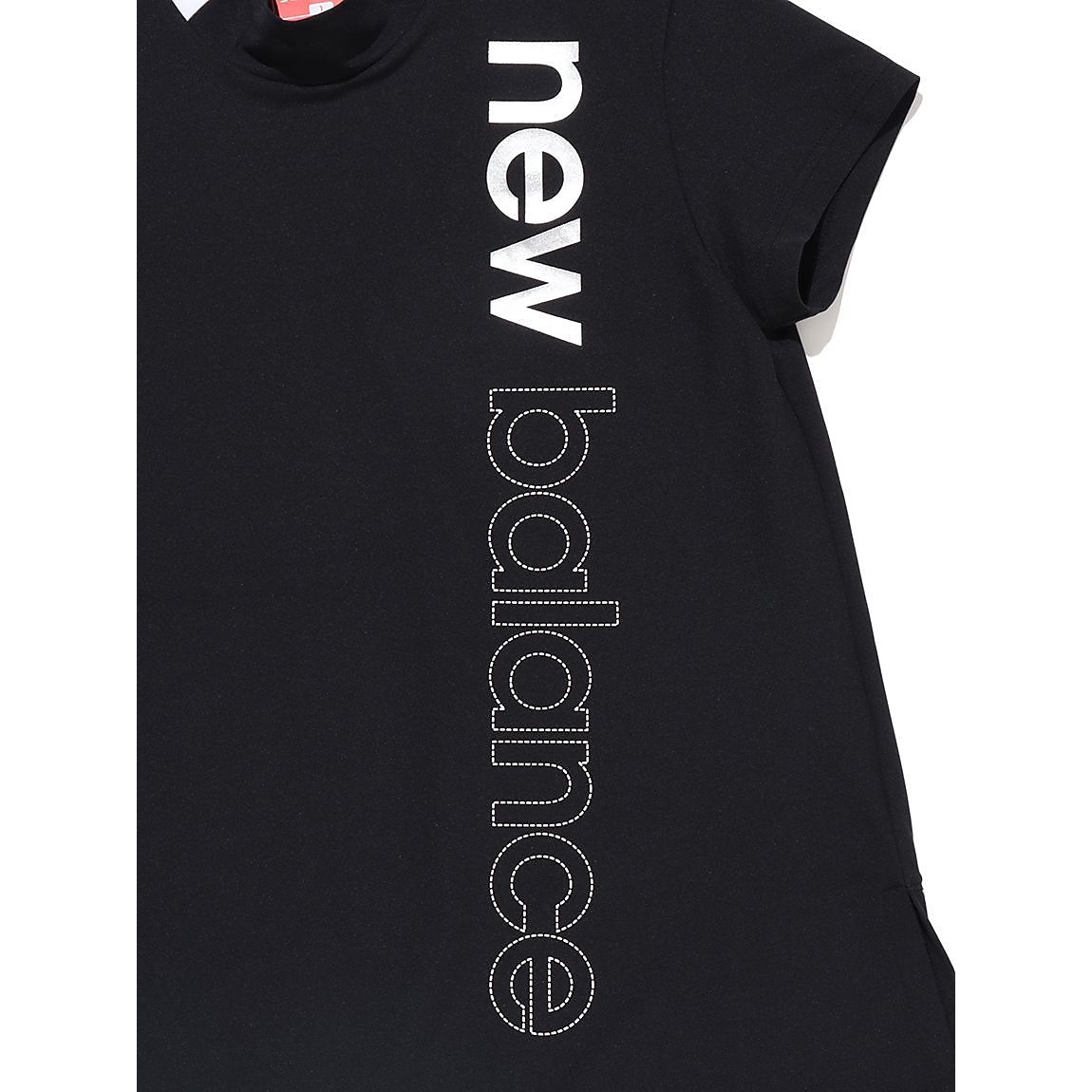 W　マイクロピケ　半袖モックネックプルオーバー　SP