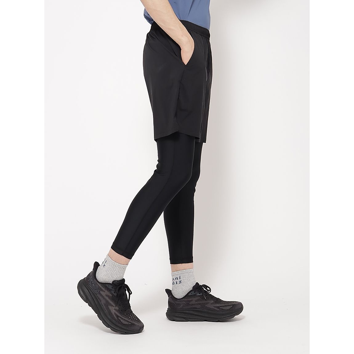 軽量 はっ水 ストレッチ for RUN ベーシックパンツ+タイツ MENS