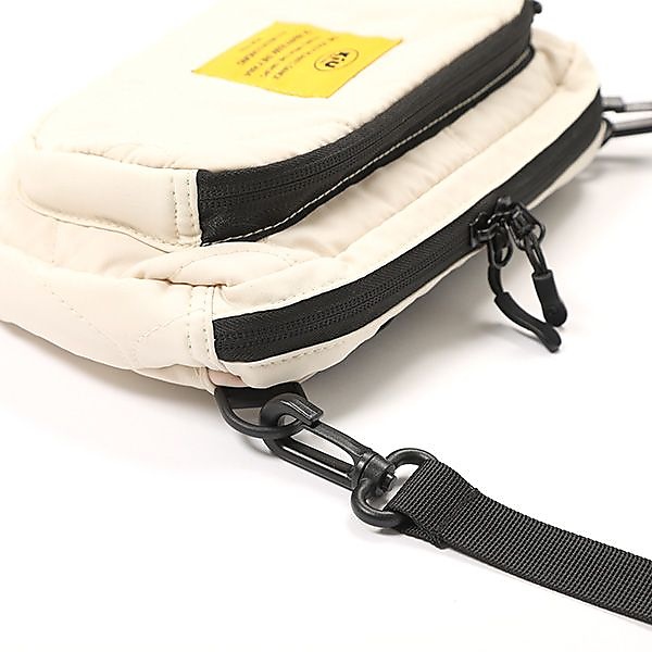 PADDED FRONT POCKET MINI SHOULDER BAG